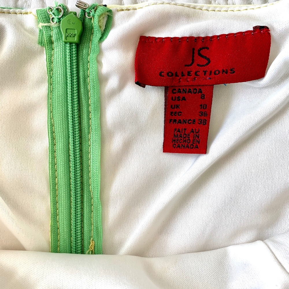 Js Collections Designer Tiered Midi Dress - image 7